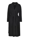 's Max Mara S Max Mara Poldo Belted Wool Coat In Blue