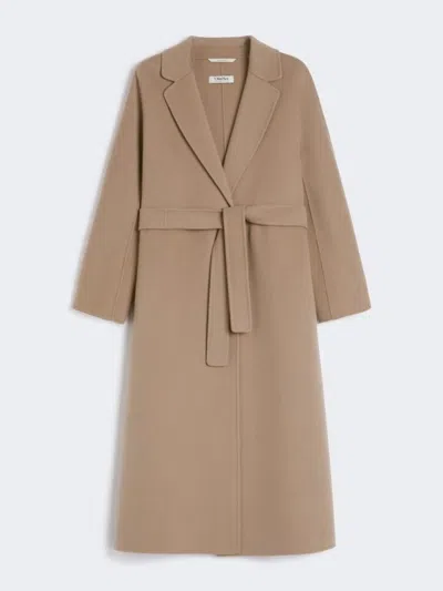 S Max Mara Esturia Coat Beige In Brown