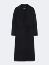 's Max Mara Arona Belted Notch-lapel Coat In Black
