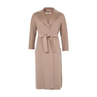 S Max Mara Esturia Long Coat In Brown