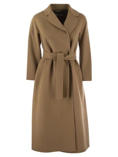 S Max Mara Esturia Wool Coat In Orange