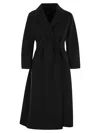 S Max Mara Messi Belted Virgin Wool Coat