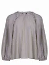 S Max Mara Fabiola Striped Gathered Top