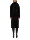 S Max Mara Black Giovanni Coat In Black