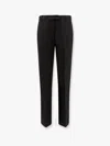 's Max Mara Flat Front Cady Trousers In Black