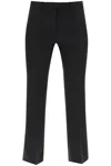 S Max Mara Fatina Cropped Flared Pants In Black