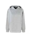 S Max Mara Hooded Knitwear With Front Pouch Pocket In Grey