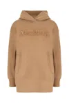 's Max Mara Visiera Hooded Sweatshirt Max Mara Logo Sweatshirts Beige