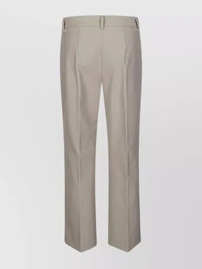 S Max Mara Fenice Pantalone Croped Cucitura In Gray
