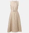 's Max Mara Fiaba Cotton-blend Jacquard Midi Dress