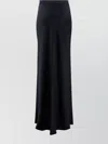 S Max Mara Flared Hem High Waist Skirt In Blue