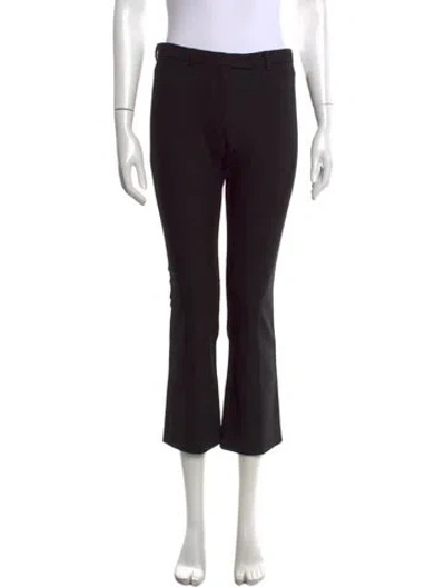 Pre-owned S Max Mara Flared Pants In Black