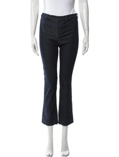 Pre-owned S Max Mara Flared Pants In Blue