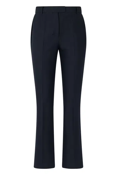 's Max Mara S Max Mara Flared Pants In A Cotton And Viscose Blend In Blue