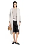 S Max Mara Flared Wool Coat In Beige
