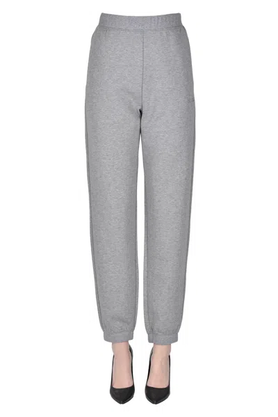 's Max Mara Fleece Jogging Trousers In Gray