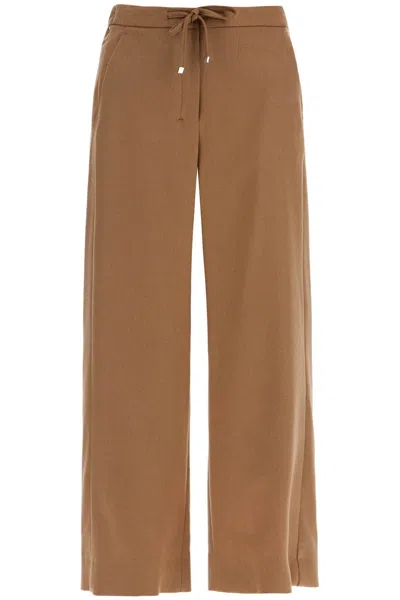 's Max Mara 'floria' Wide Leg Trousers In Brown