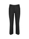 S Max Mara Fluid Fabric Trousers In Black