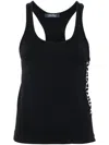 S Max Mara Fortuna Logo-jacquard Tank Top In Black