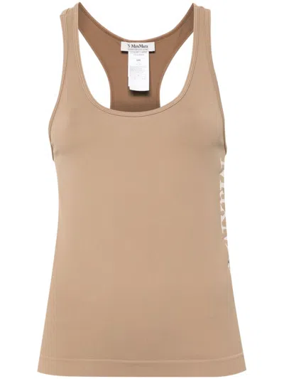 S MAX MARA FORTUNA LOGO-JACQUARD TANK TOP
