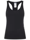 S Max Mara Fortuna Logo-jacquard Tank Top In Black