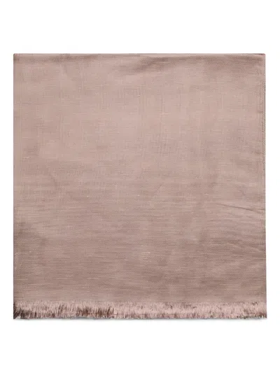's Max Mara Frayed-edge Scarf In Neutrals