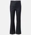 S Max Mara Fresis Cropped High-rise Straight Jeans