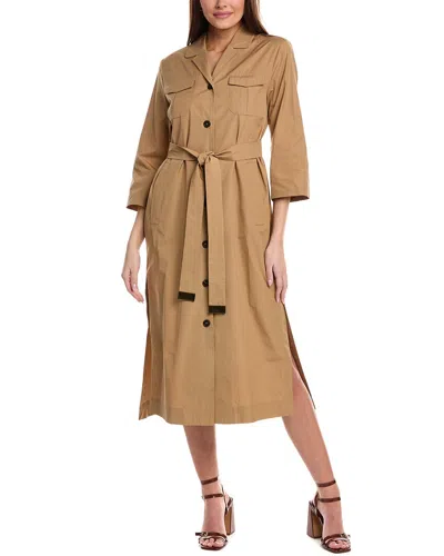 's Max Mara S Max Mara Frida Shirtdress In Brown