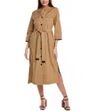 S Max Mara Frida Shirtdress In Brown