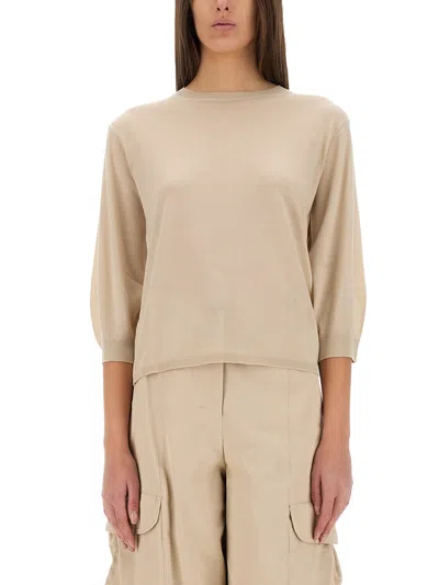 's Max Mara "friends" Shirt In Beige