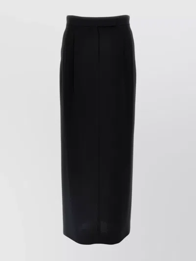 S Max Mara Front Pleats High-waisted Skirt