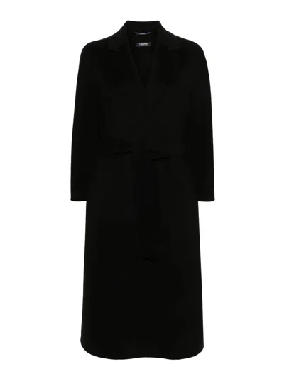 S Max Mara Gabardina - Negro In Black