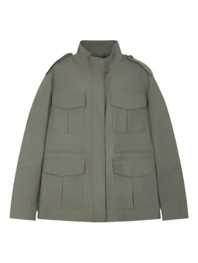 's Max Mara Military-style Utility Jacket In Green