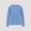 S Max Mara Georg Crewneck Sweater In Jeans Blue