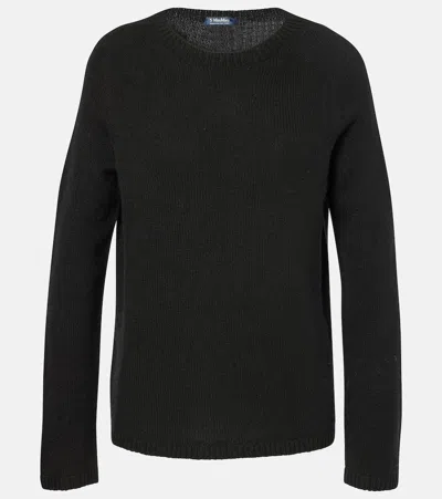 's Max Mara Georg Wool And Cashmere-blend Sweater In Black