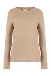 S Max Mara Womens Camel Georg Crewneck Relaxed Wool-blend Knitted Jumper
