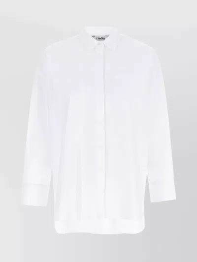 's Max Mara 'gerona' Shirt Chest Pocket In White