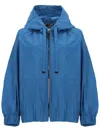 S Max Mara Oversized Short Coat In Blue
