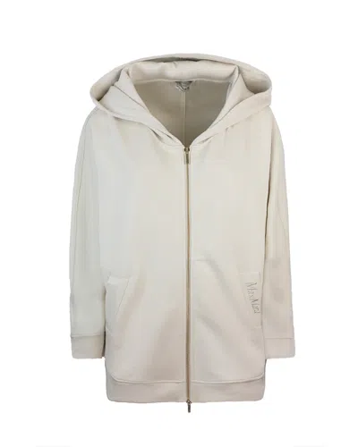 S Max Mara Verbano Ivory Jacket In White