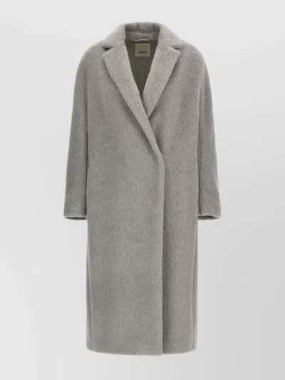 S Max Mara Giorgia Single-breasted Coat In Gray