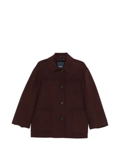 's Max Mara Giugno Coat In Burgundy