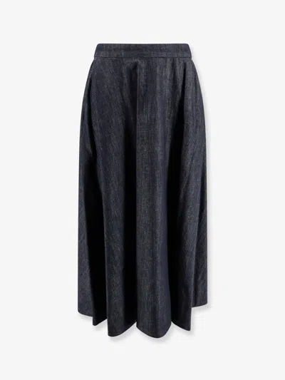 's Max Mara Cecile Denim Skirt In Blue
