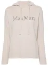 's Max Mara Logo Embellished Knitted Hoodie In Nude