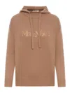 's Max Mara Biscuit Cotton Blend Oversize Visiera Sweatshirt In Nude & Neutrals