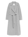 's Max Mara Wool Coat In Gray