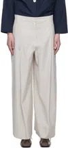 S Max Mara Glicine Poplin Wide Pants In 002 Ice
