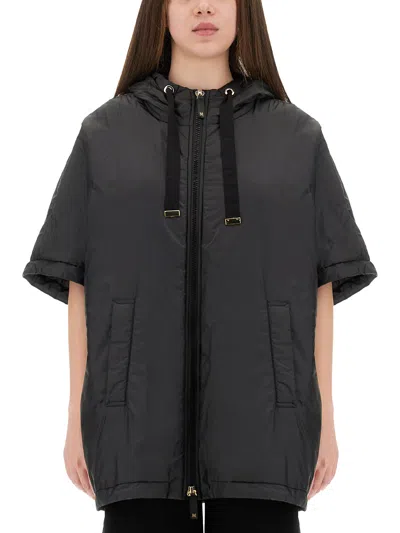 S Max Mara "greenci" Padded Jacket In Black