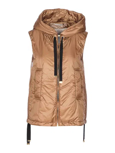 S Max Mara Greengo Light Down Jacket In Beige