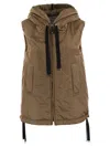 S Max Mara Greengo Sleeveless In Drip Proof Technical Fabric