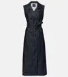 's Max Mara Greta Belted Denim Maxi Dress In Blue